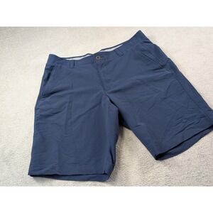 Under Armour Mens Match Play Golf Shorts Navy Blue 1272356 Size 36